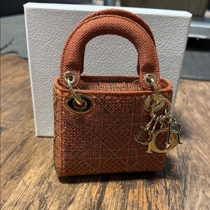 Dior Women's Orange Mini Bag